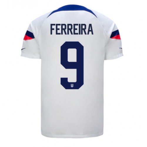 Maillot de foot États-Unis Jesus Ferreira #9 Domicile Monde 2022 Manches Courte